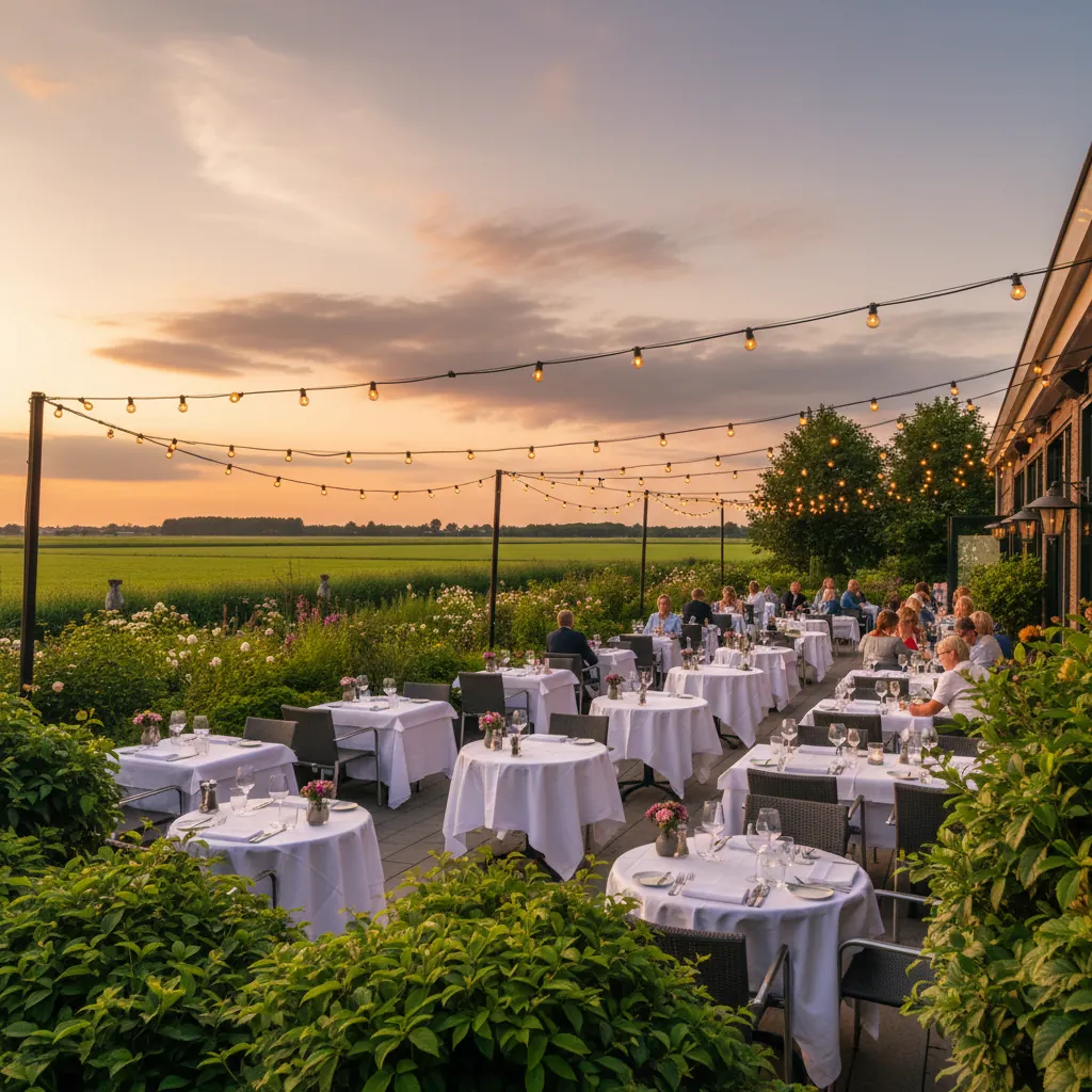 Het terras van Restaurant Akkeroord